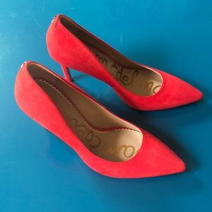 NWOT Sam Edelman High Heels in Coral